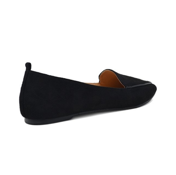Black Pointed Toe Loafer - Picture 4 of 4